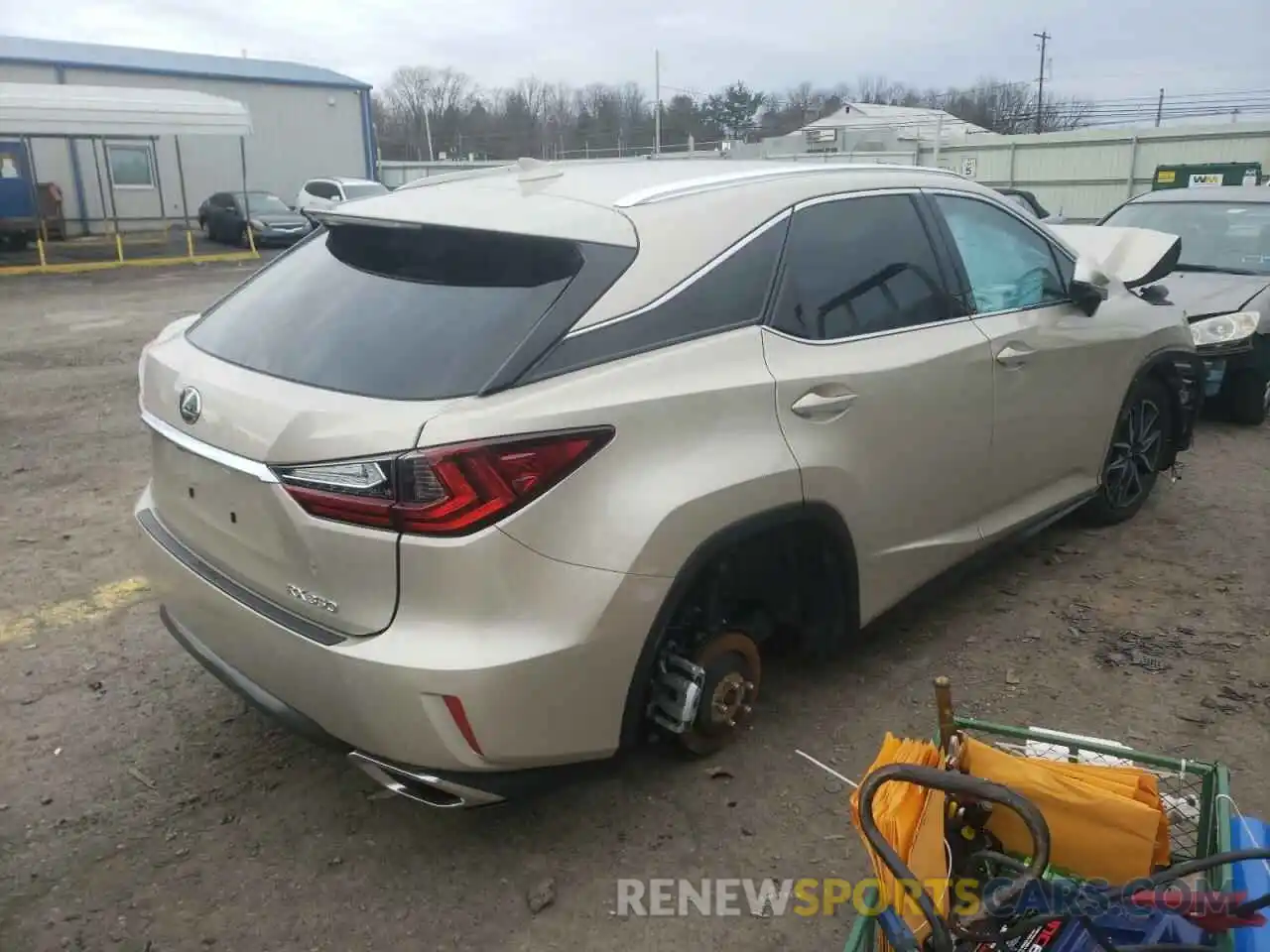 4 Фотография поврежденного автомобиля 2T2BZMCA5KC194006 LEXUS RX350 2019