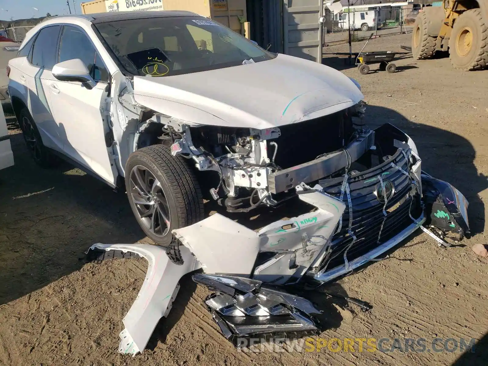 1 Photograph of a damaged car 2T2BZMCA5KC195026 LEXUS RX350 2019