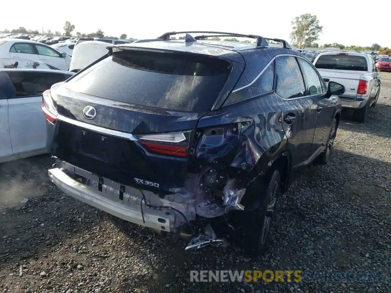 4 Photograph of a damaged car 2T2BZMCA5KC200967 LEXUS RX350 2019