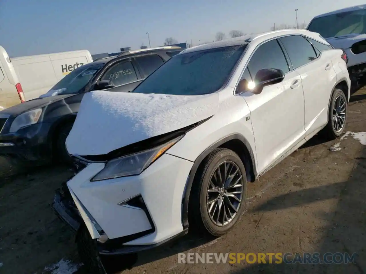 2 Фотография поврежденного автомобиля 2T2BZMCA5KC206803 LEXUS RX350 2019