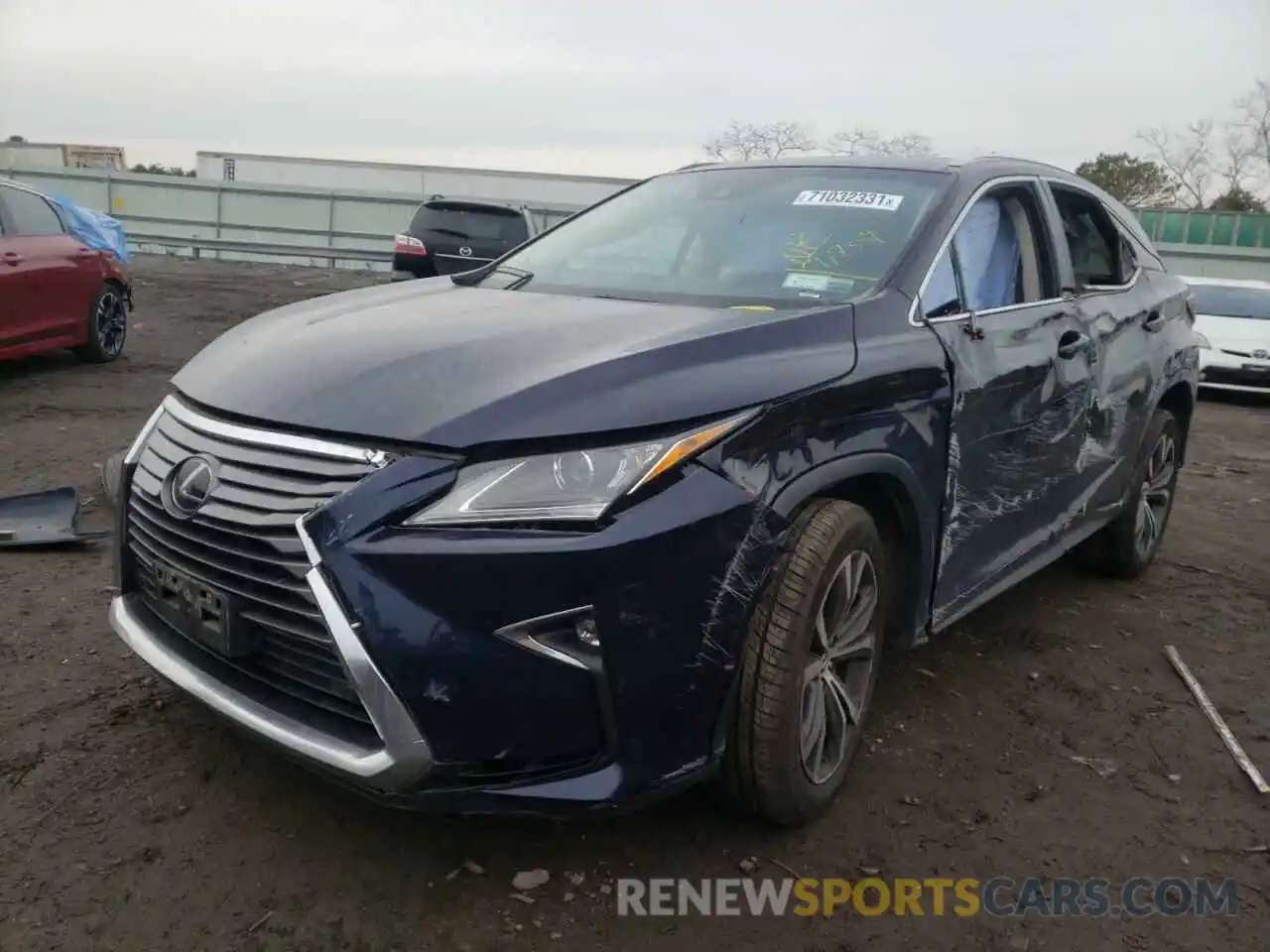 2 Photograph of a damaged car 2T2BZMCA6KC177389 LEXUS RX350 2019