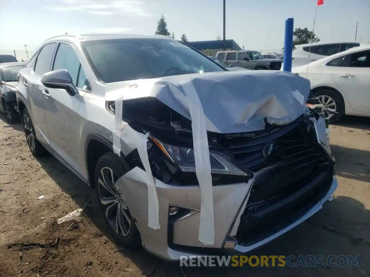 1 Photograph of a damaged car 2T2BZMCA6KC188456 LEXUS RX350 2019