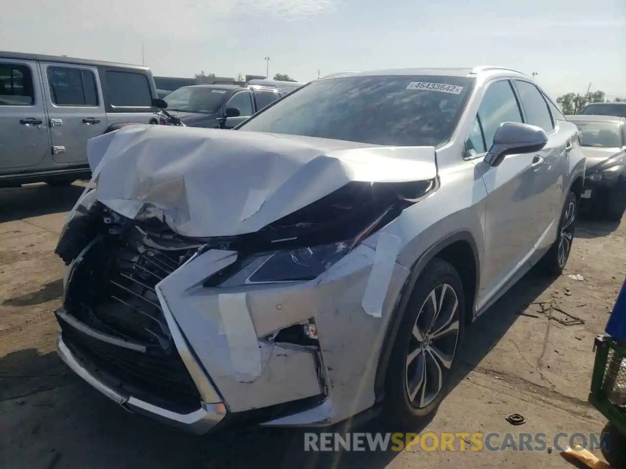 2 Photograph of a damaged car 2T2BZMCA6KC188456 LEXUS RX350 2019