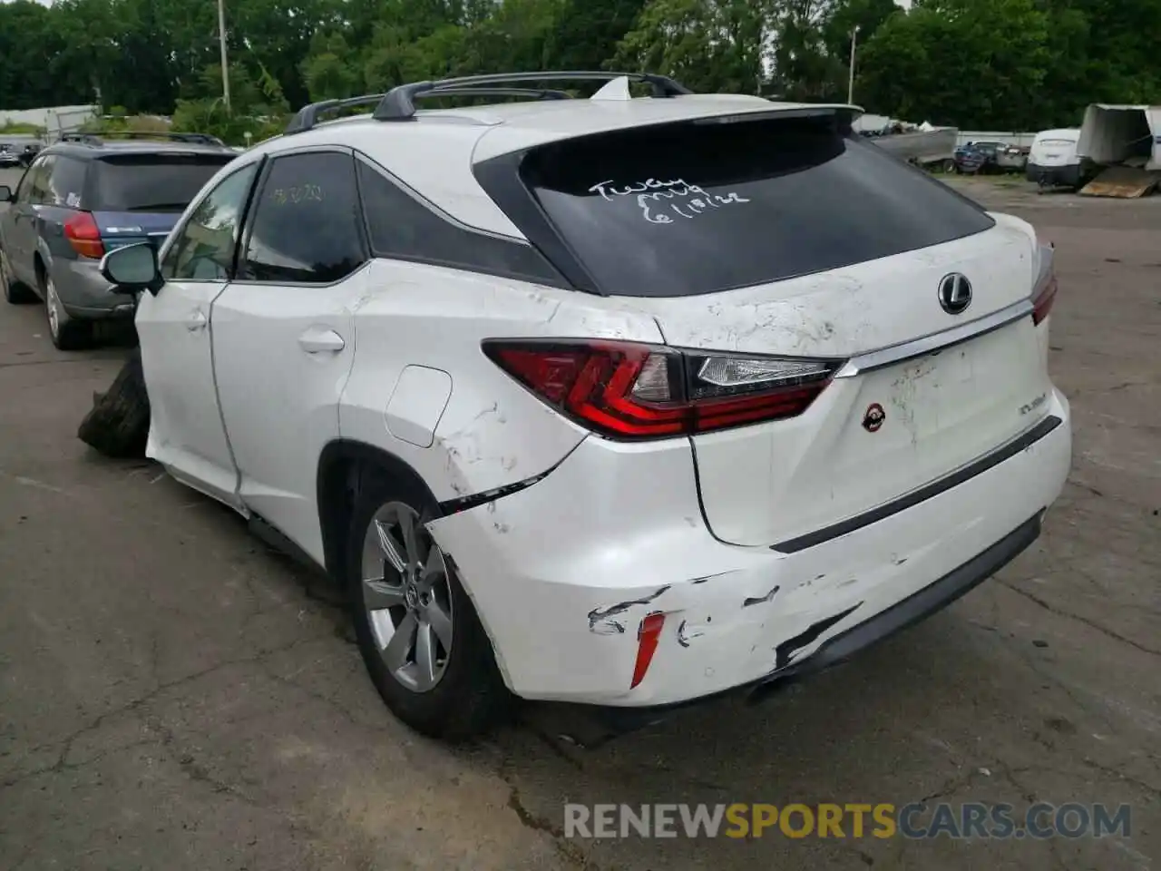 3 Photograph of a damaged car 2T2BZMCA6KC188828 LEXUS RX350 2019