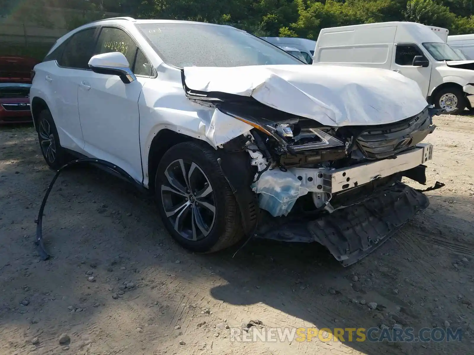 1 Photograph of a damaged car 2T2BZMCA6KC191325 LEXUS RX350 2019