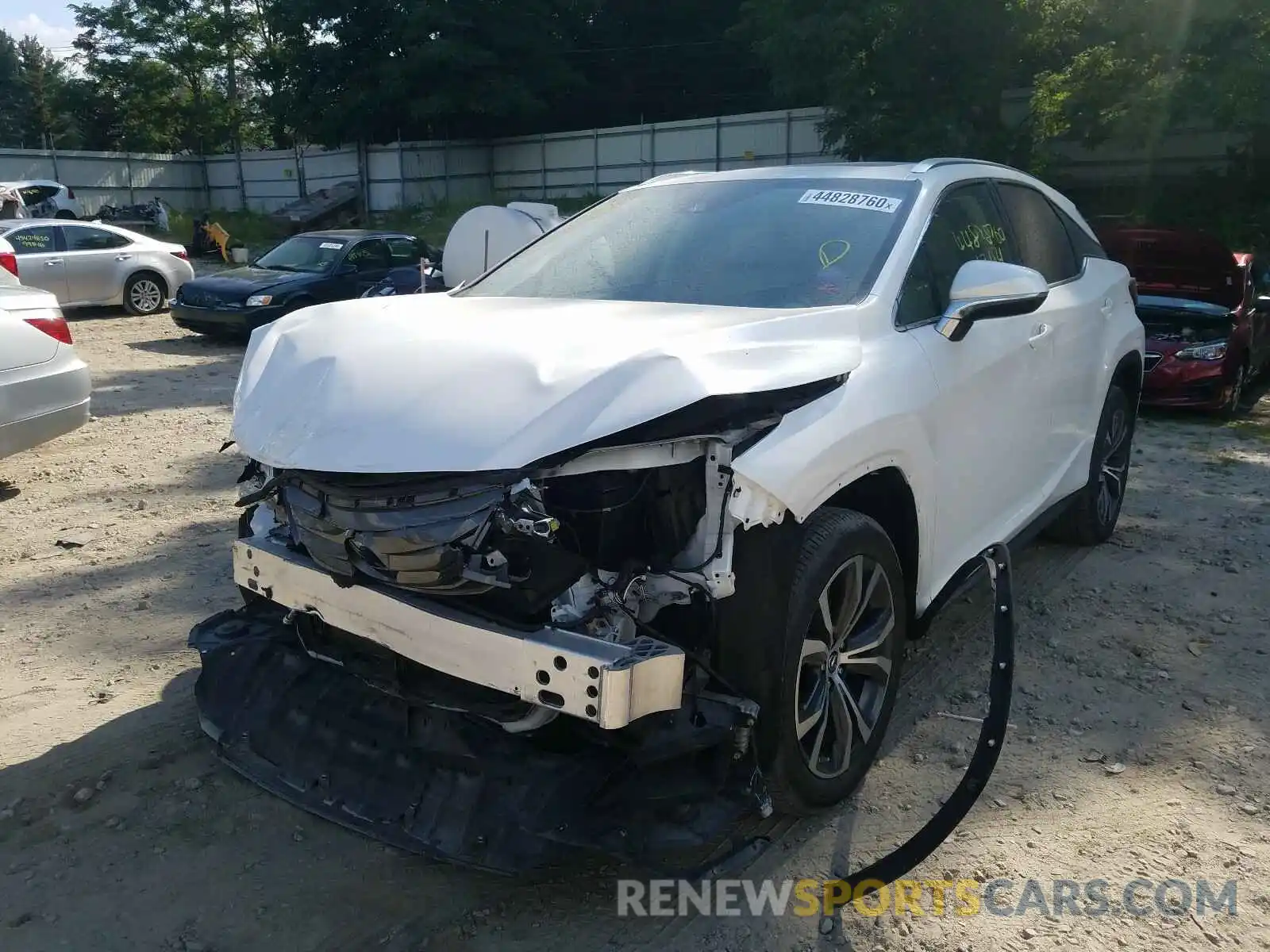 2 Фотография поврежденного автомобиля 2T2BZMCA6KC191325 LEXUS RX350 2019