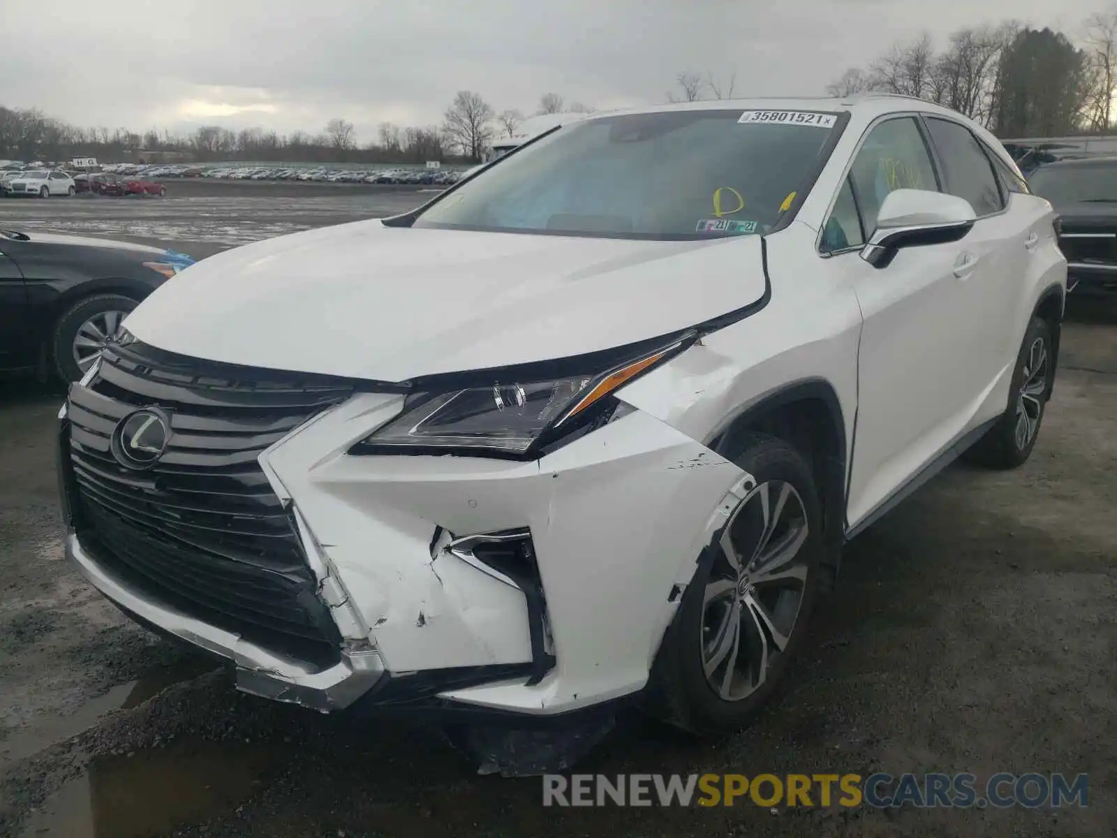 2 Photograph of a damaged car 2T2BZMCA6KC193169 LEXUS RX350 2019