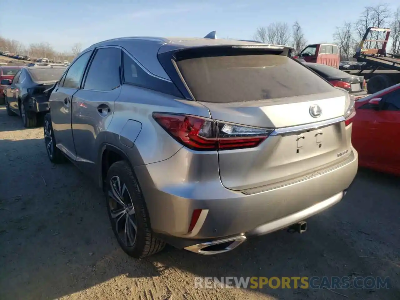 3 Photograph of a damaged car 2T2BZMCA6KC195231 LEXUS RX350 2019