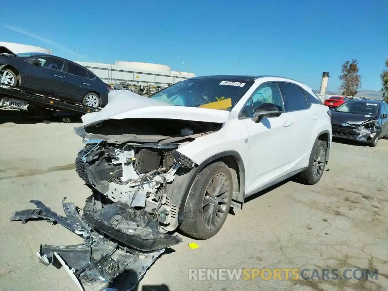 2 Photograph of a damaged car 2T2BZMCA6KC203232 LEXUS RX350 2019