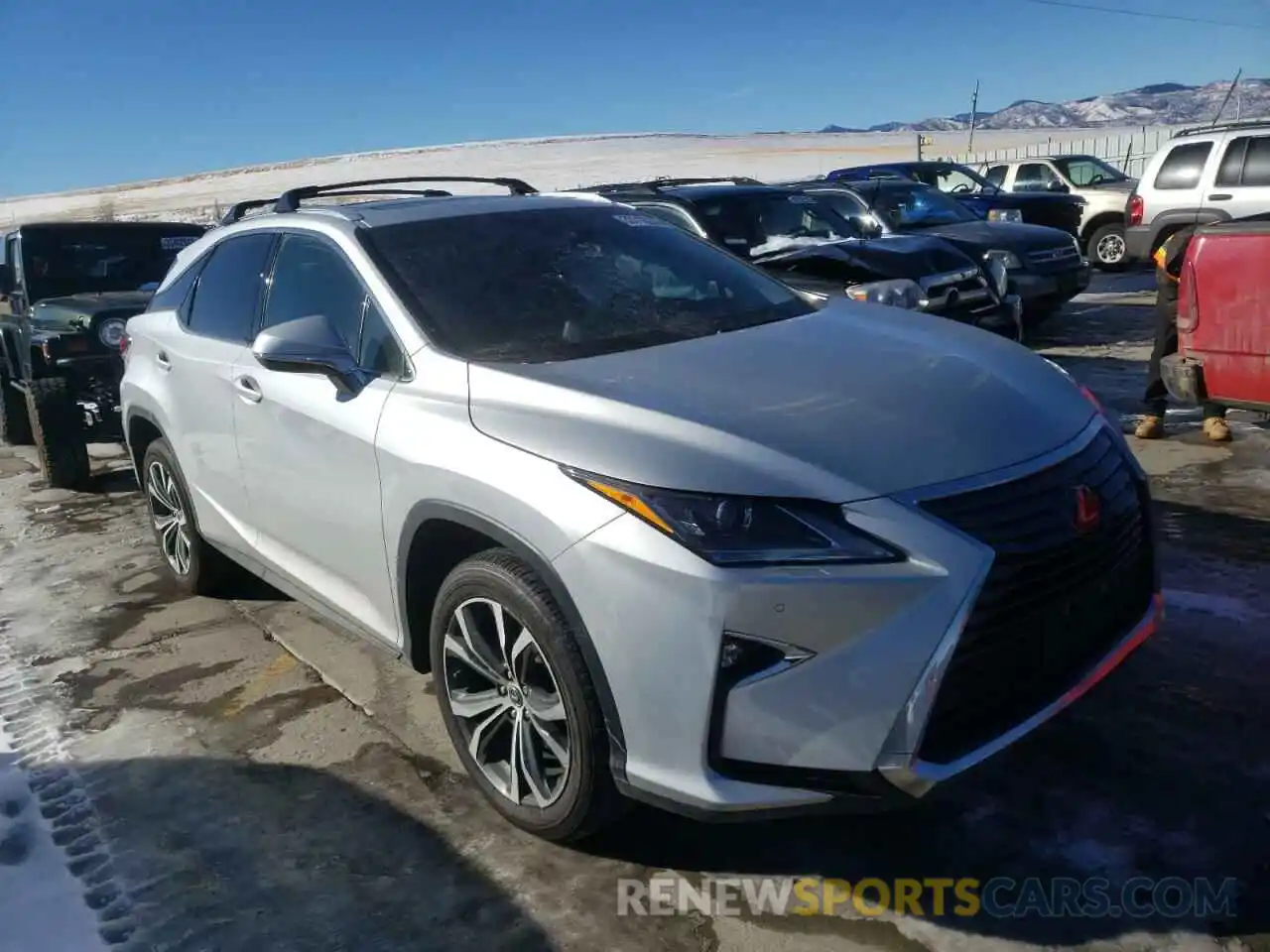 1 Photograph of a damaged car 2T2BZMCA6KC206308 LEXUS RX350 2019