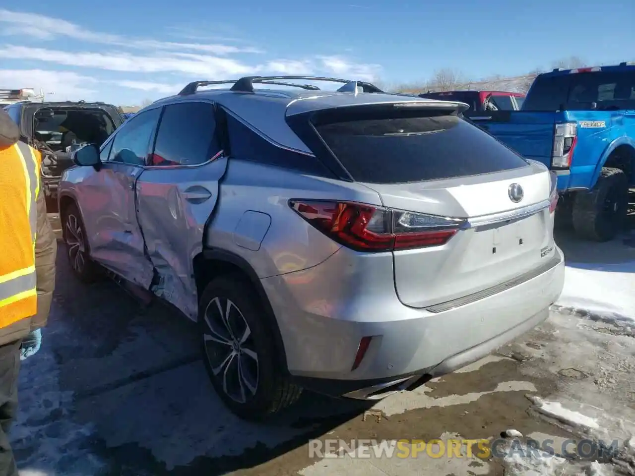 3 Photograph of a damaged car 2T2BZMCA6KC206308 LEXUS RX350 2019