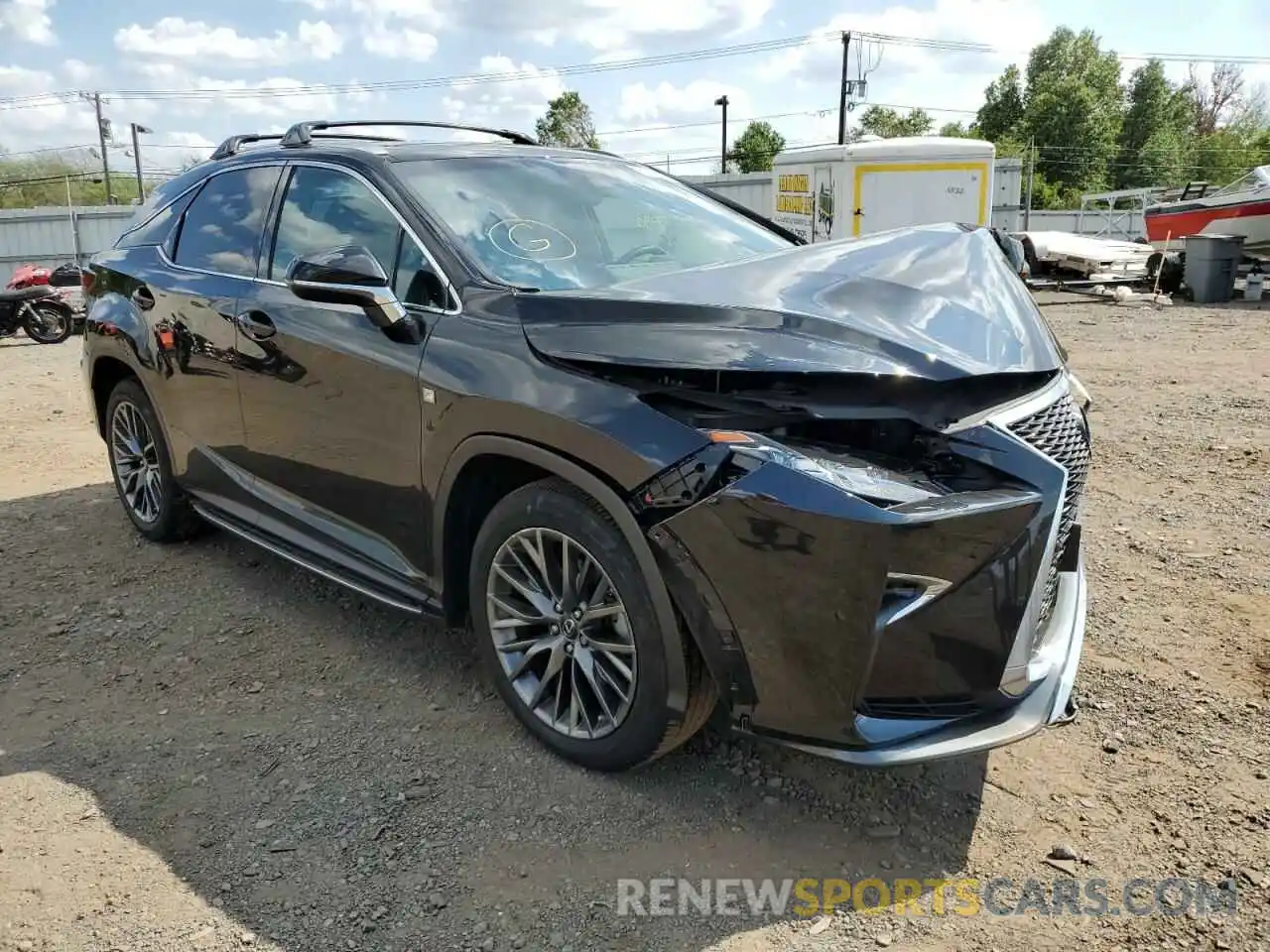 1 Фотография поврежденного автомобиля 2T2BZMCA6KC206731 LEXUS RX350 2019