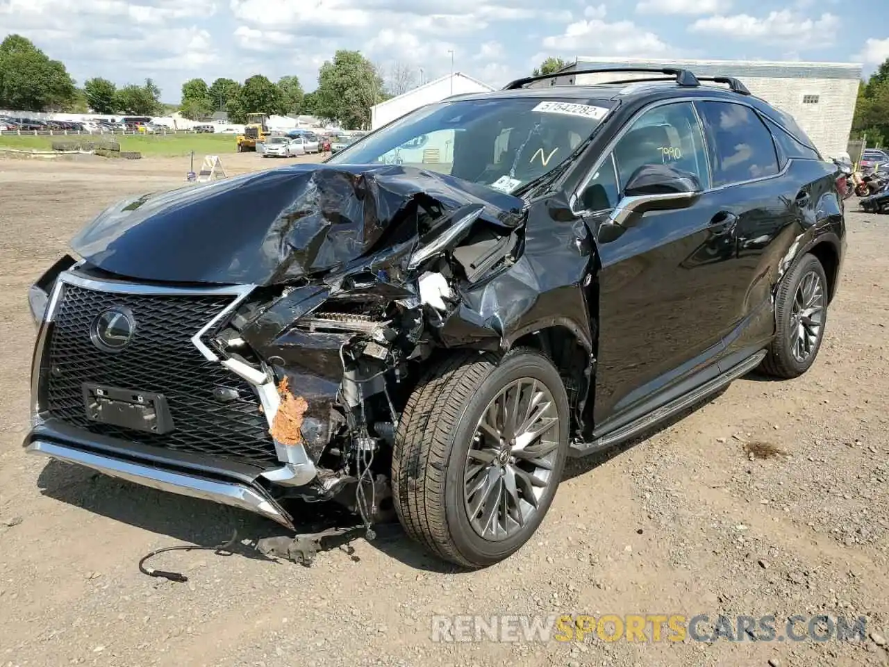 2 Фотография поврежденного автомобиля 2T2BZMCA6KC206731 LEXUS RX350 2019