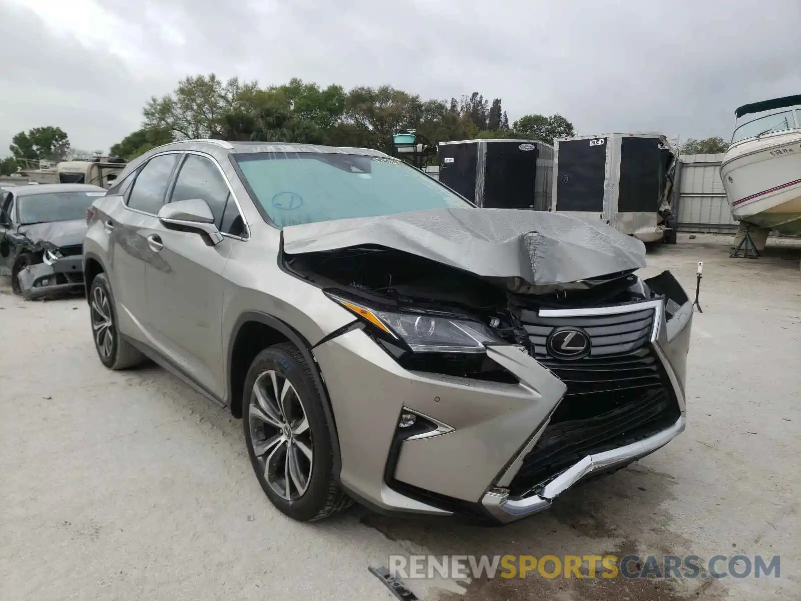 1 Photograph of a damaged car 2T2BZMCA6KC207331 LEXUS RX350 2019