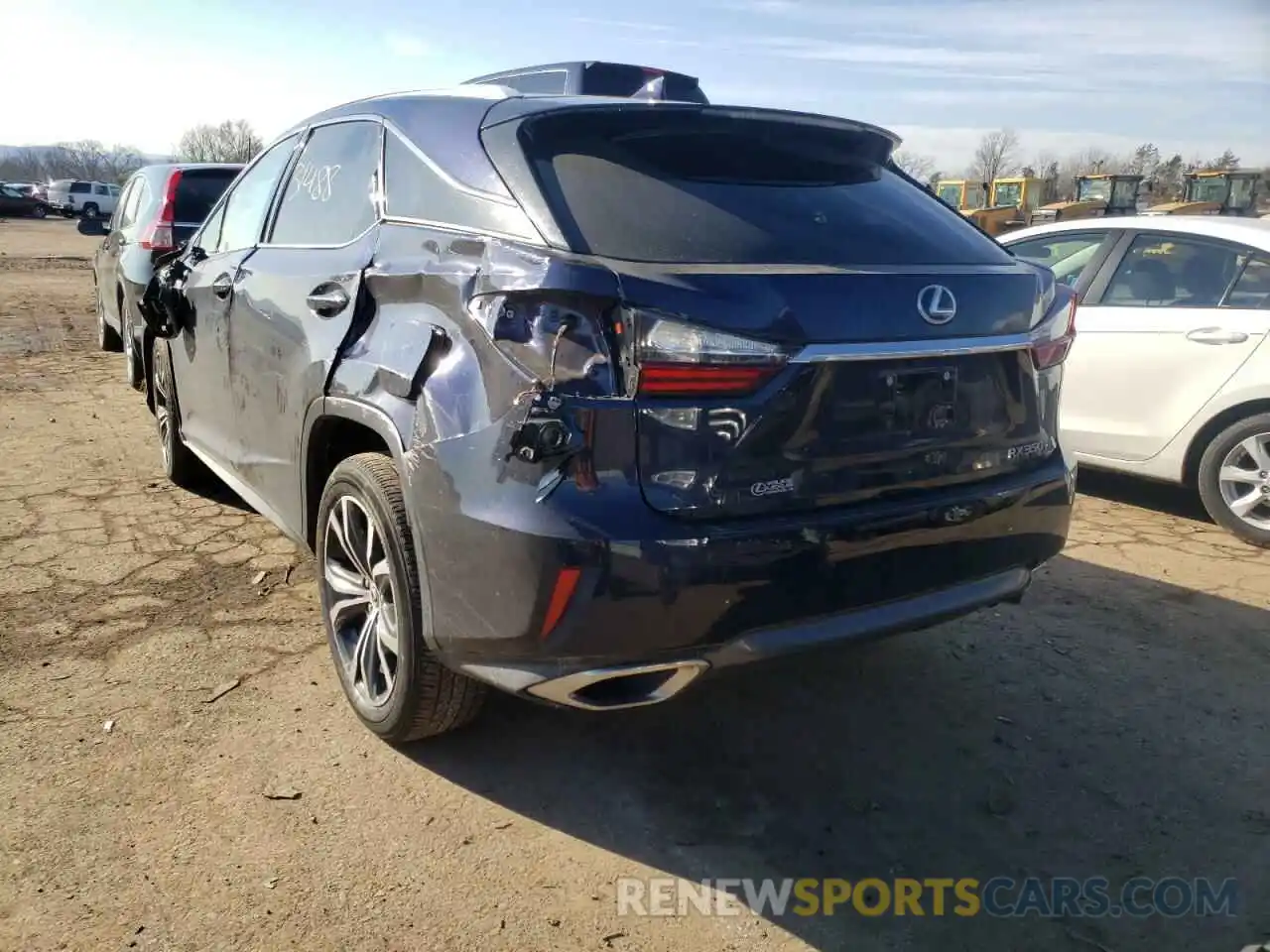 3 Photograph of a damaged car 2T2BZMCA6KC209855 LEXUS RX350 2019