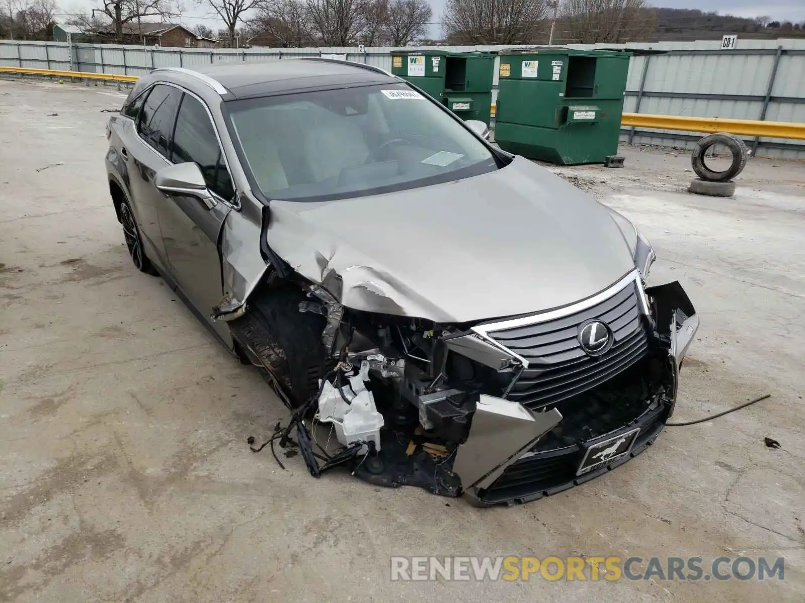 1 Photograph of a damaged car 2T2BZMCA7KC167809 LEXUS RX350 2019