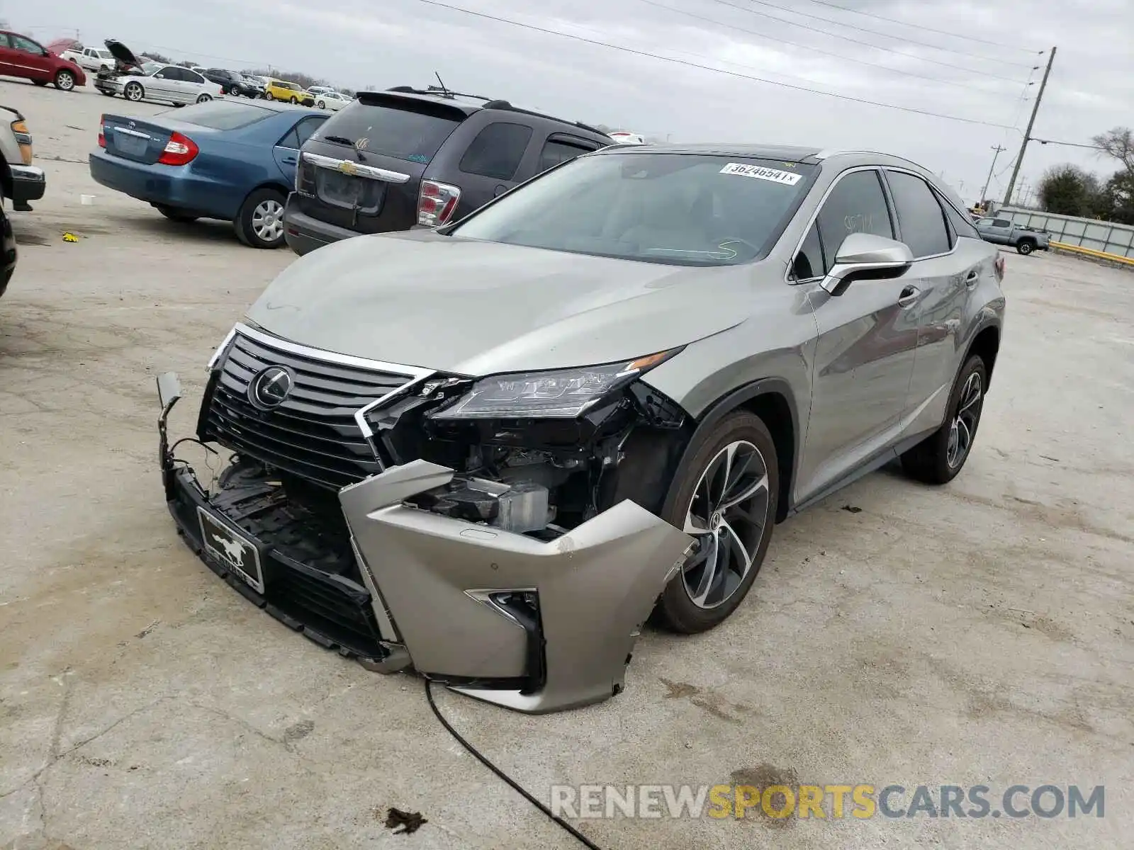 2 Photograph of a damaged car 2T2BZMCA7KC167809 LEXUS RX350 2019