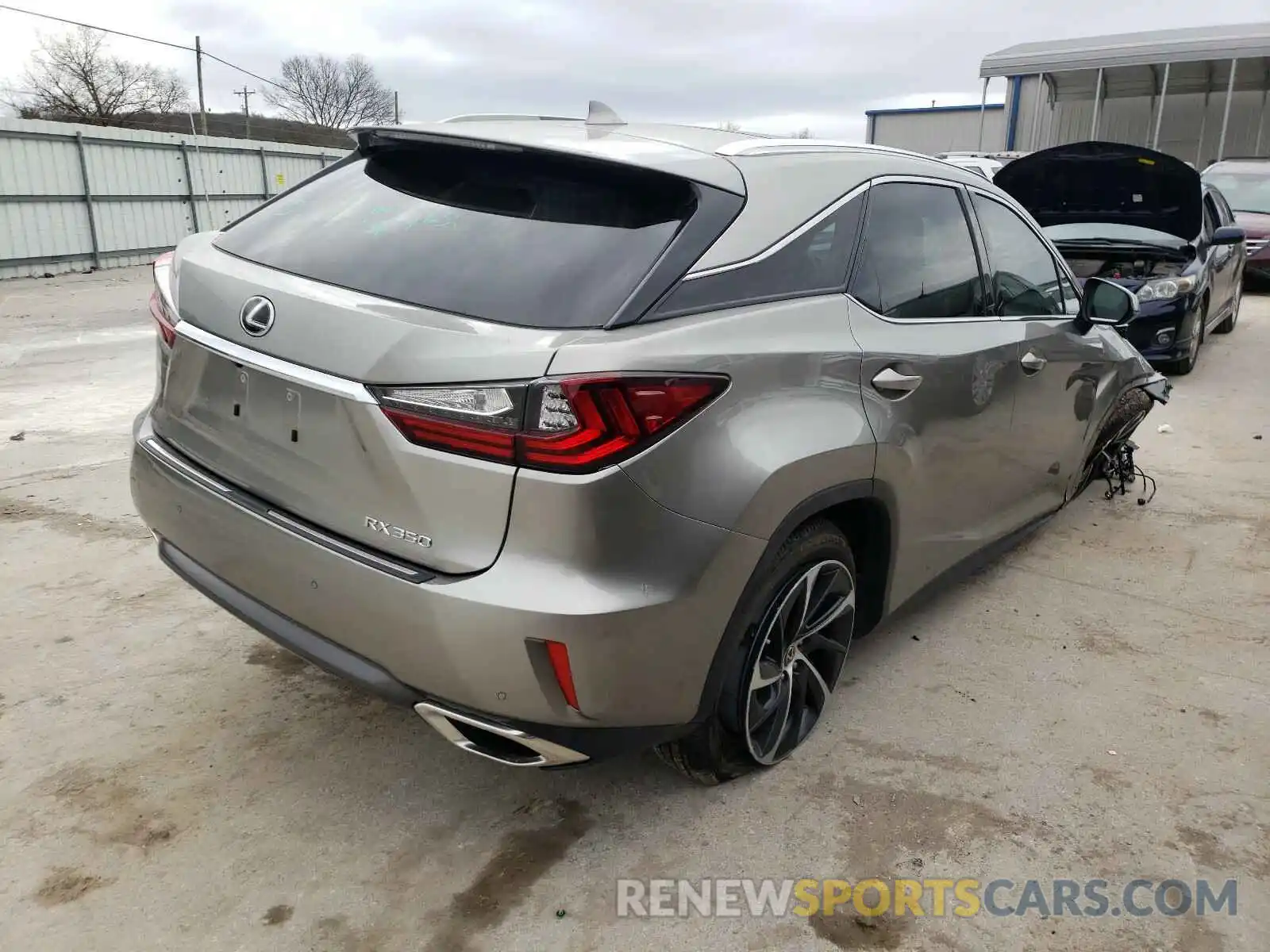 4 Photograph of a damaged car 2T2BZMCA7KC167809 LEXUS RX350 2019