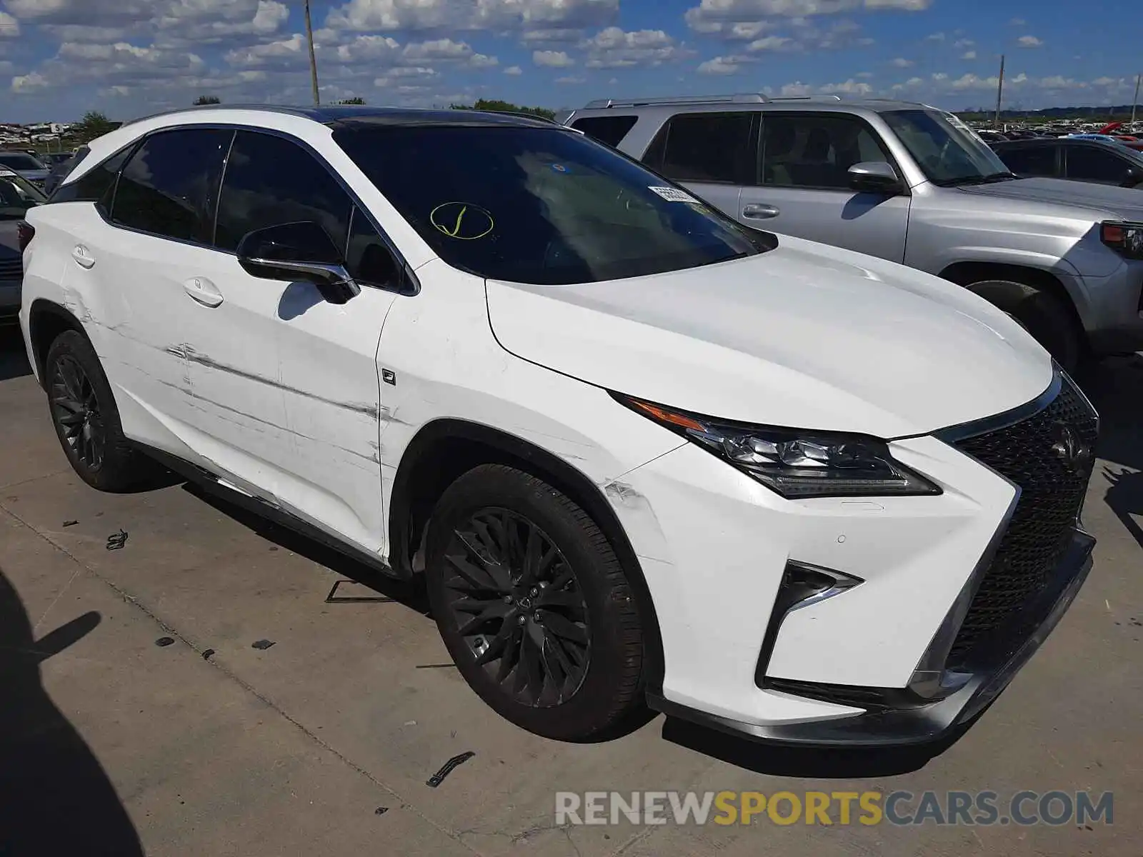 1 Photograph of a damaged car 2T2BZMCA7KC171150 LEXUS RX350 2019