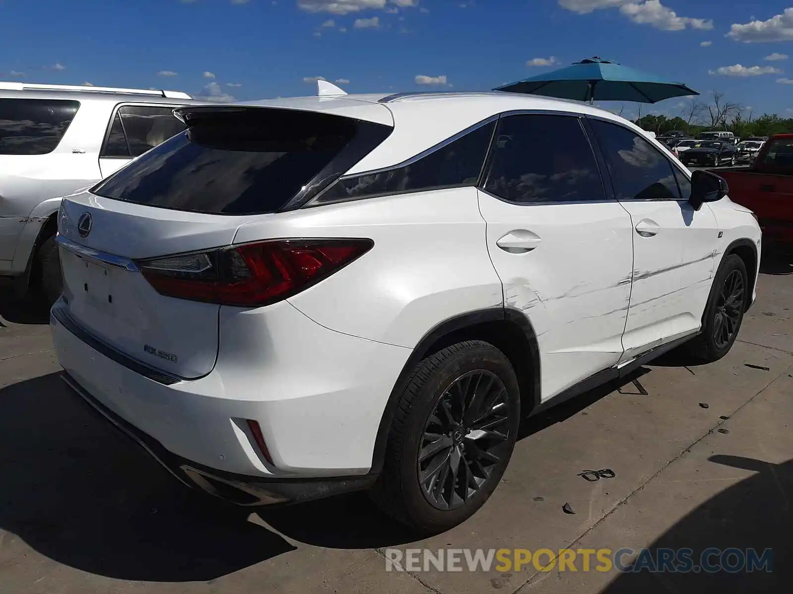 4 Фотография поврежденного автомобиля 2T2BZMCA7KC171150 LEXUS RX350 2019