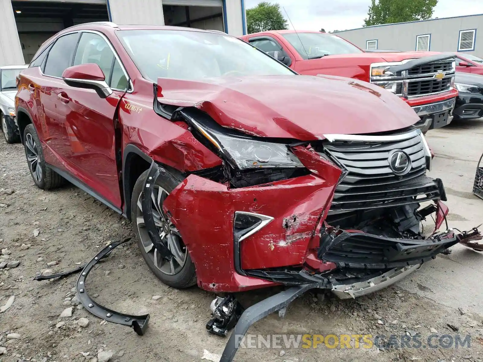 1 Photograph of a damaged car 2T2BZMCA7KC172637 LEXUS RX350 2019