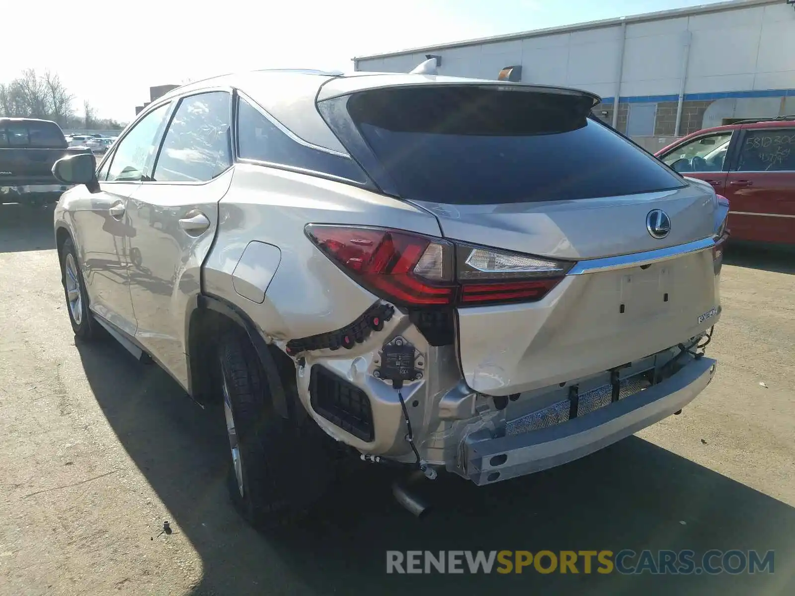 3 Photograph of a damaged car 2T2BZMCA7KC186876 LEXUS RX350 2019