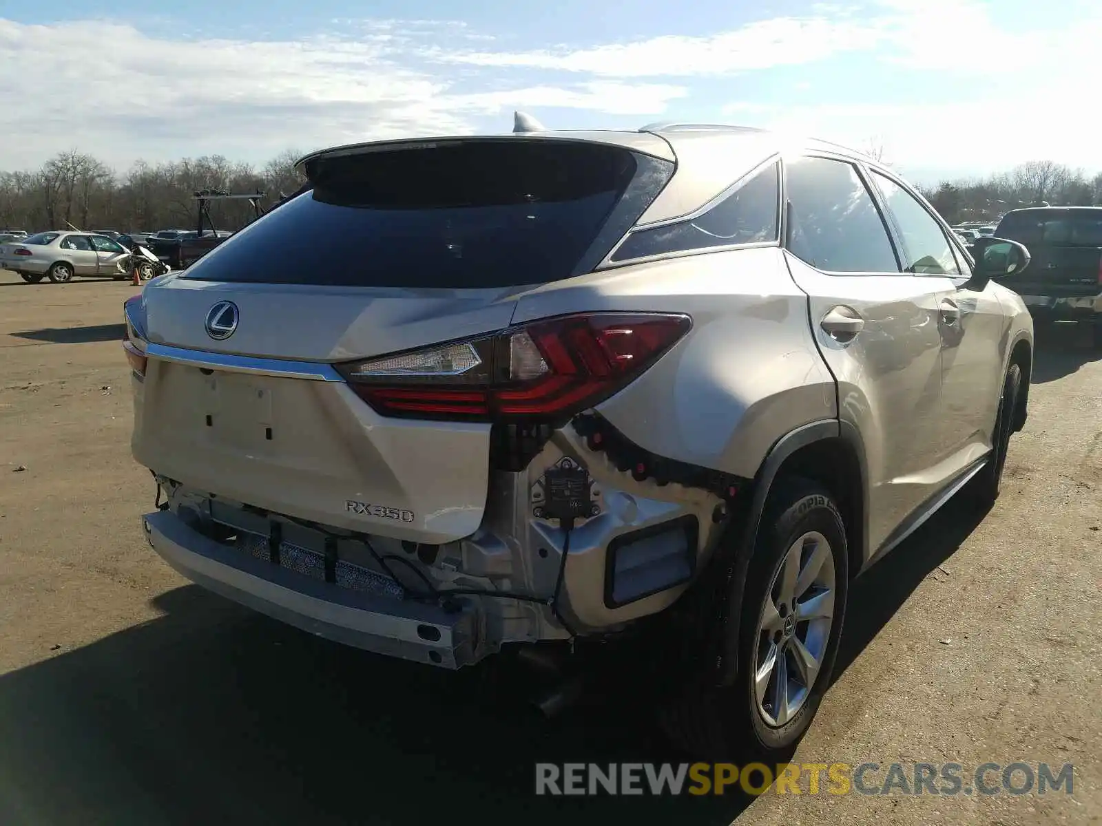 4 Photograph of a damaged car 2T2BZMCA7KC186876 LEXUS RX350 2019