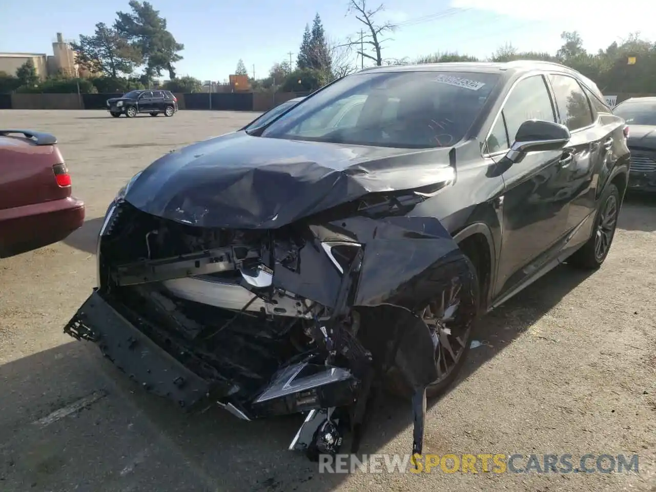 2 Photograph of a damaged car 2T2BZMCA7KC187025 LEXUS RX350 2019