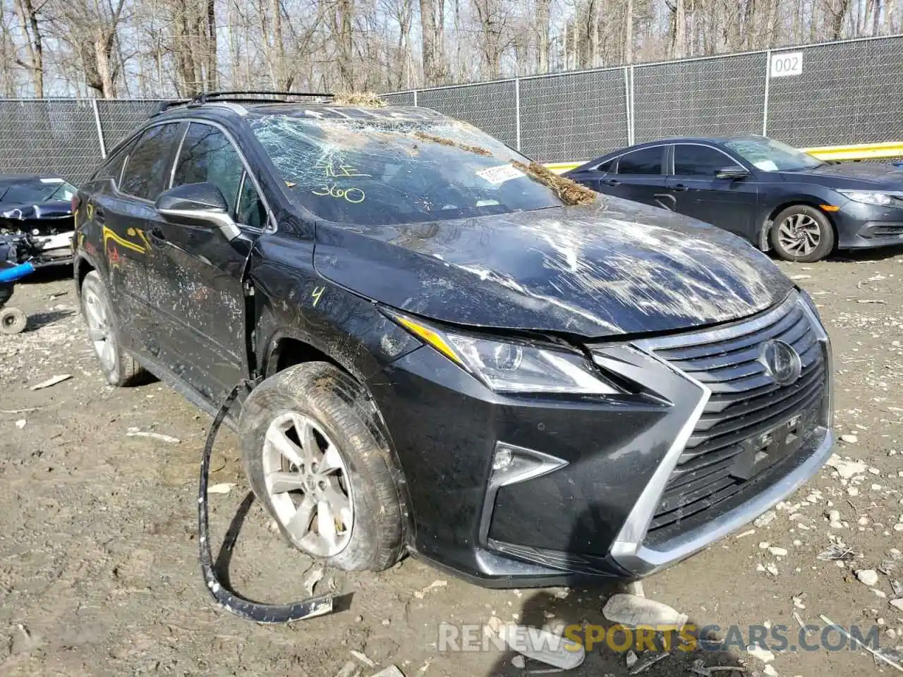 1 Фотография поврежденного автомобиля 2T2BZMCA7KC188109 LEXUS RX350 2019