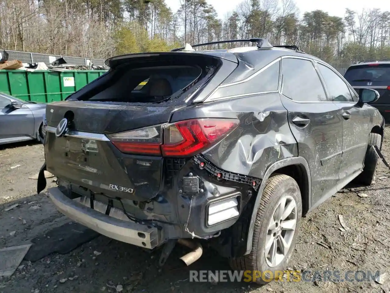 4 Фотография поврежденного автомобиля 2T2BZMCA7KC188109 LEXUS RX350 2019