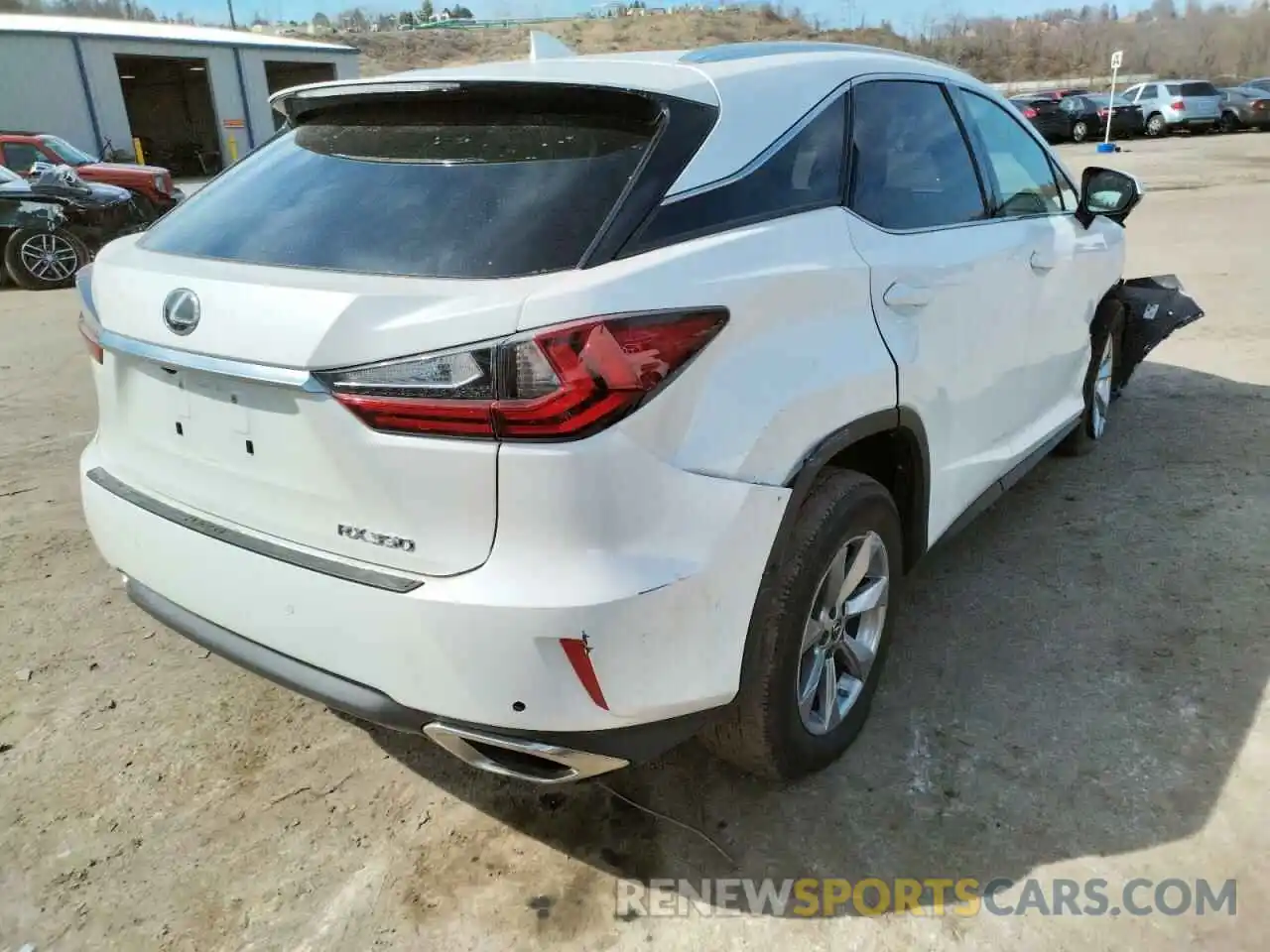 4 Фотография поврежденного автомобиля 2T2BZMCA7KC189017 LEXUS RX350 2019