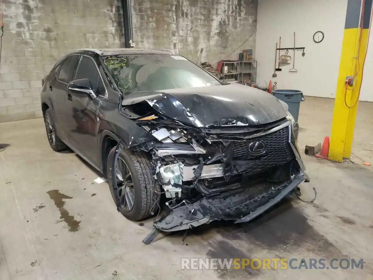 1 Photograph of a damaged car 2T2BZMCA7KC190698 LEXUS RX350 2019