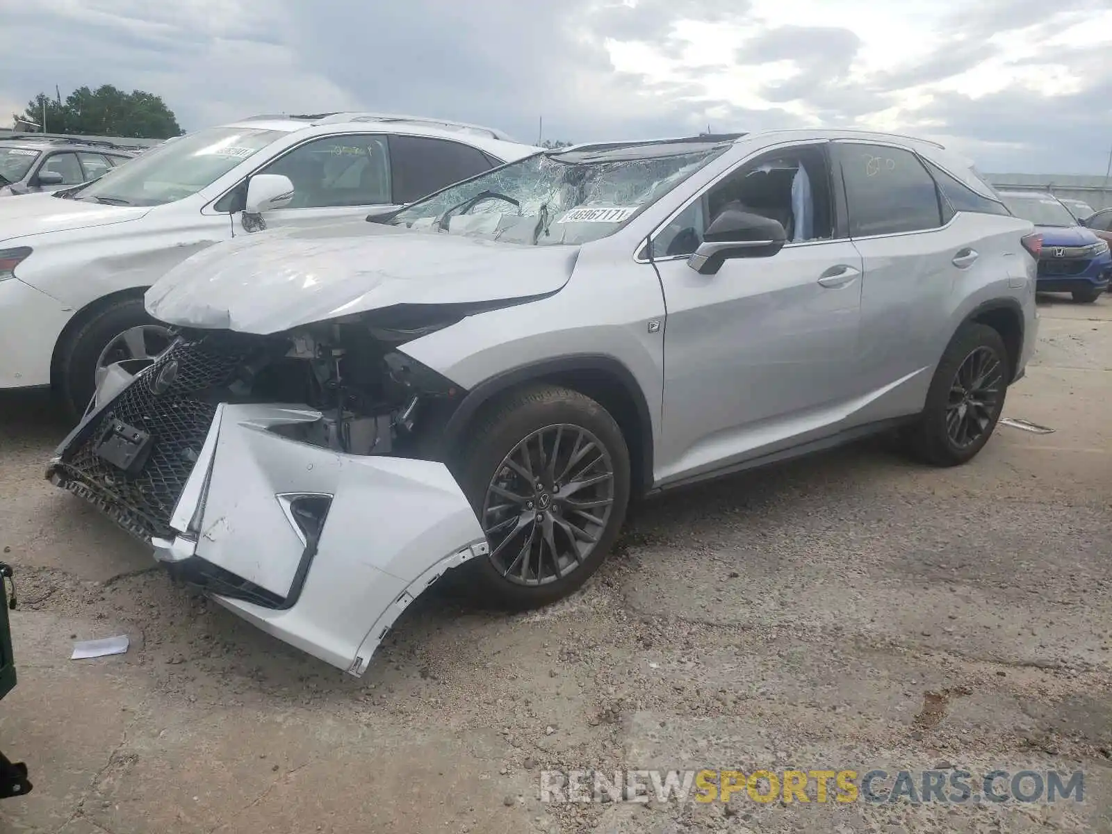 2 Photograph of a damaged car 2T2BZMCA7KC193388 LEXUS RX350 2019