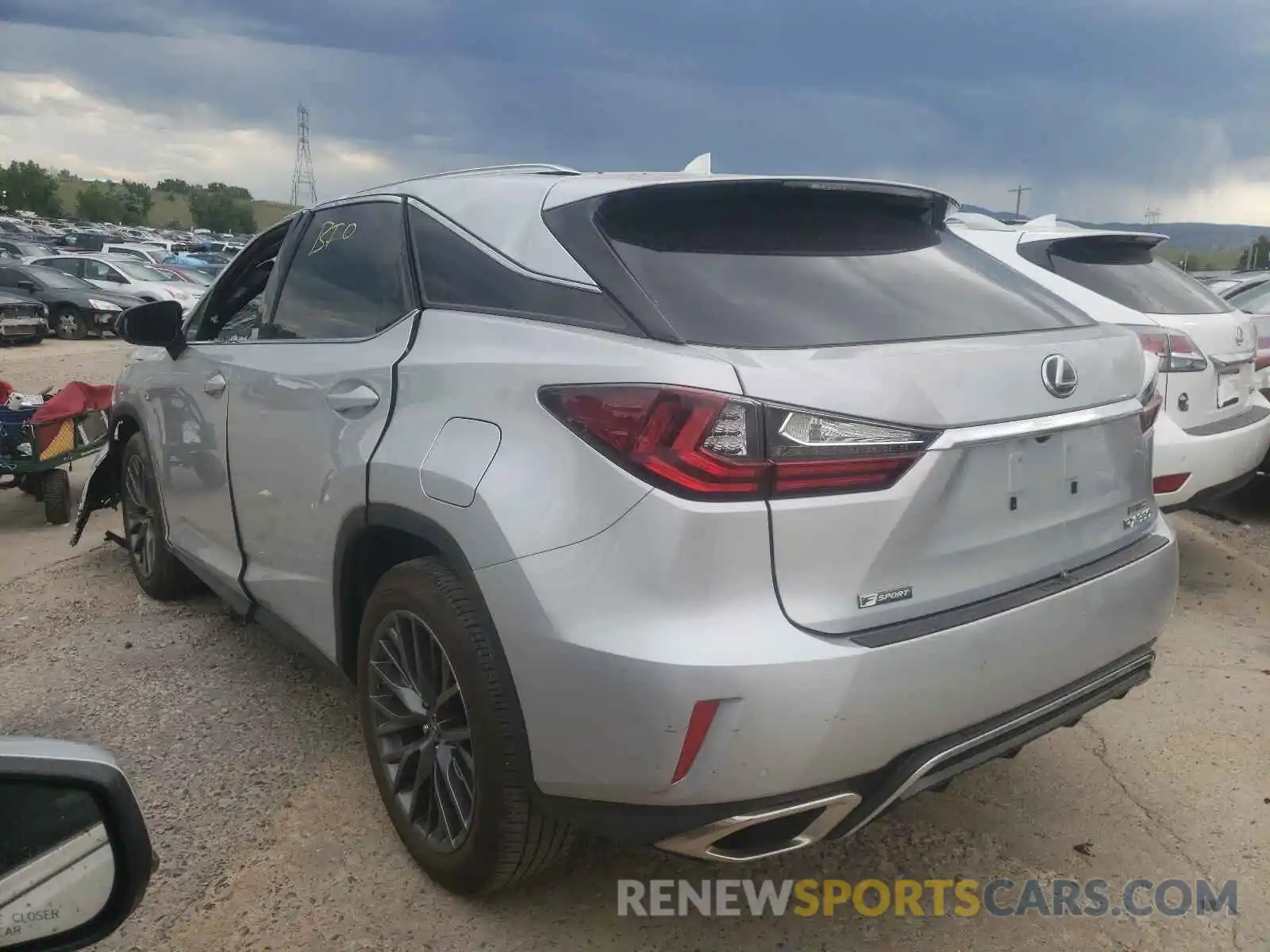 3 Photograph of a damaged car 2T2BZMCA7KC193388 LEXUS RX350 2019