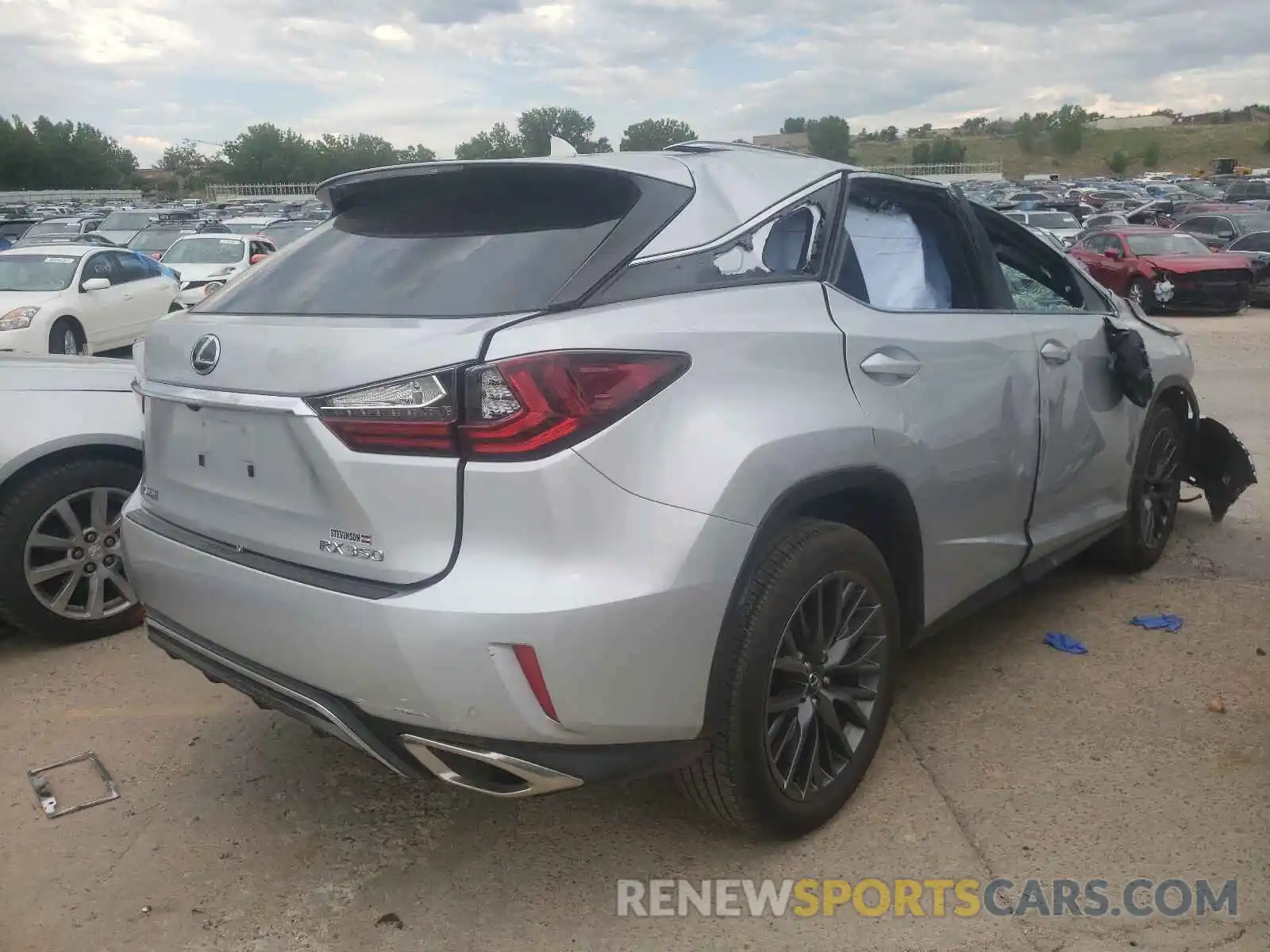 4 Photograph of a damaged car 2T2BZMCA7KC193388 LEXUS RX350 2019