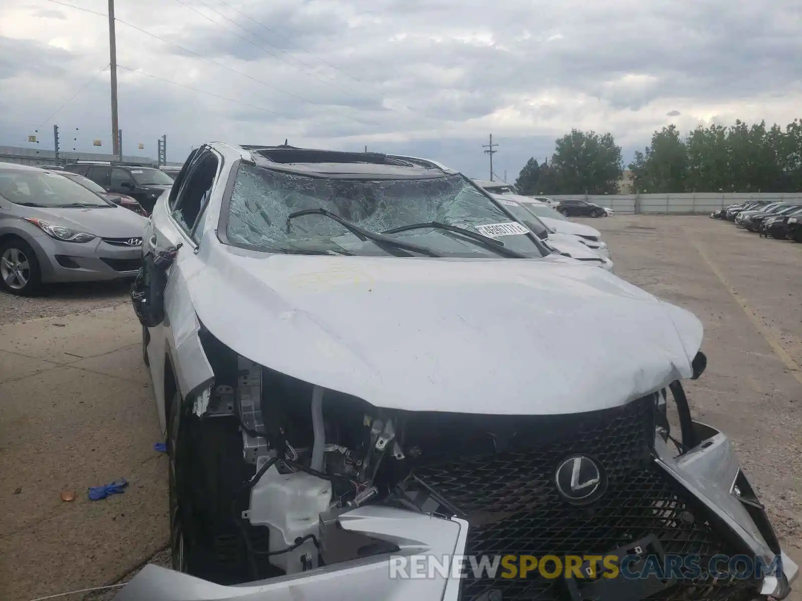 9 Photograph of a damaged car 2T2BZMCA7KC193388 LEXUS RX350 2019