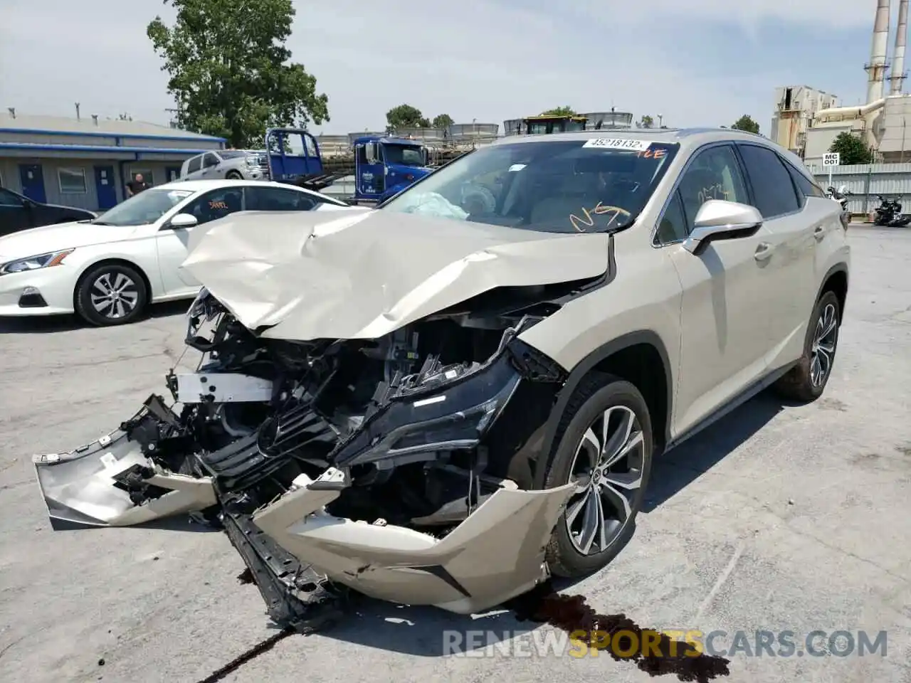 2 Photograph of a damaged car 2T2BZMCA7KC197148 LEXUS RX350 2019