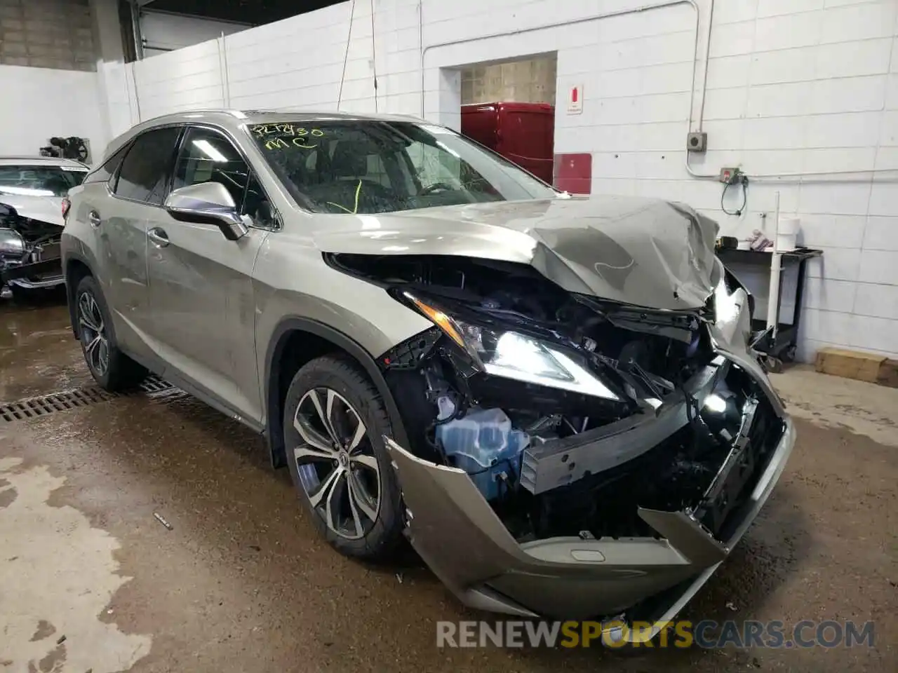 1 Photograph of a damaged car 2T2BZMCA7KC198235 LEXUS RX350 2019