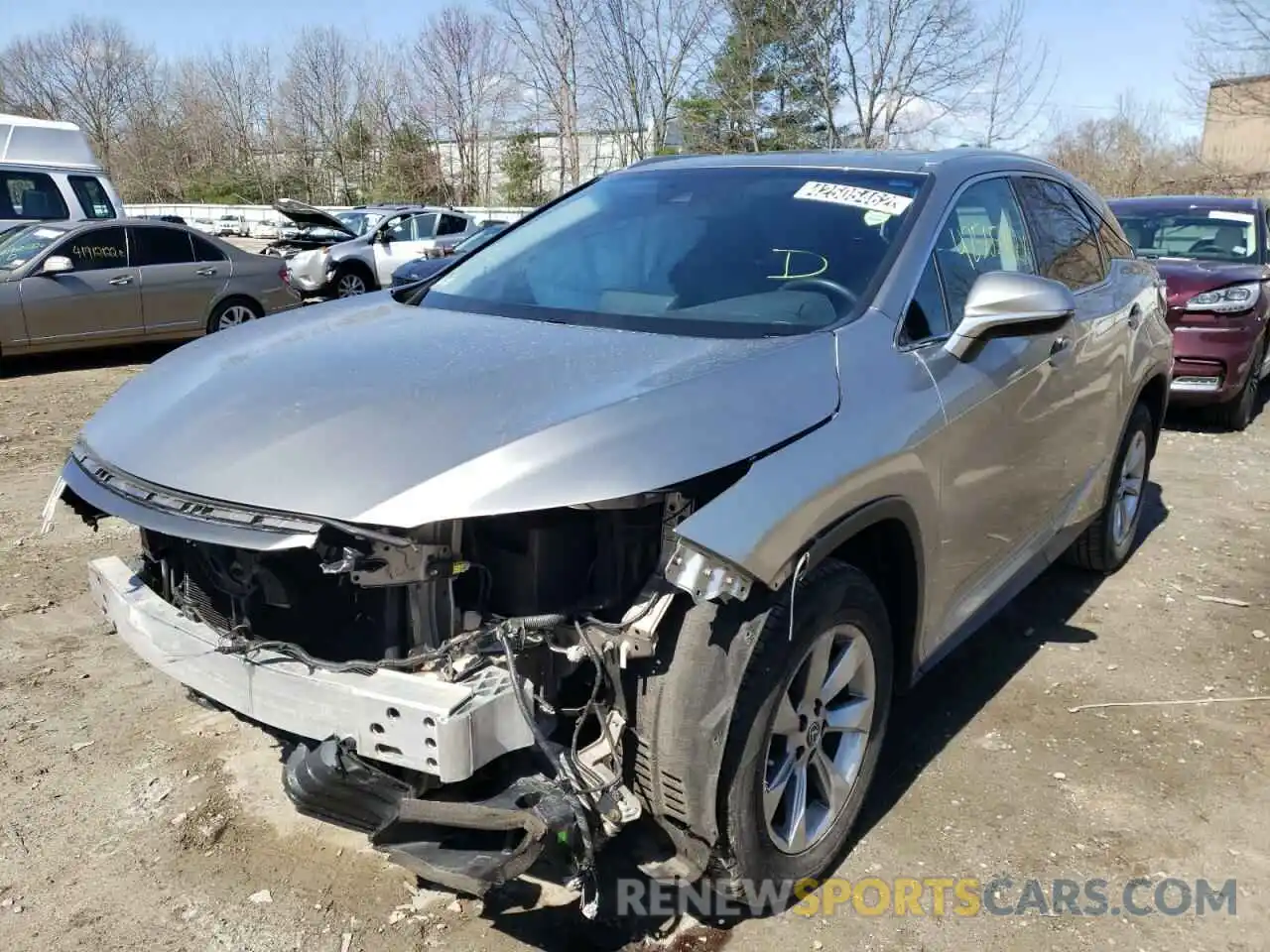 2 Photograph of a damaged car 2T2BZMCA7KC206057 LEXUS RX350 2019