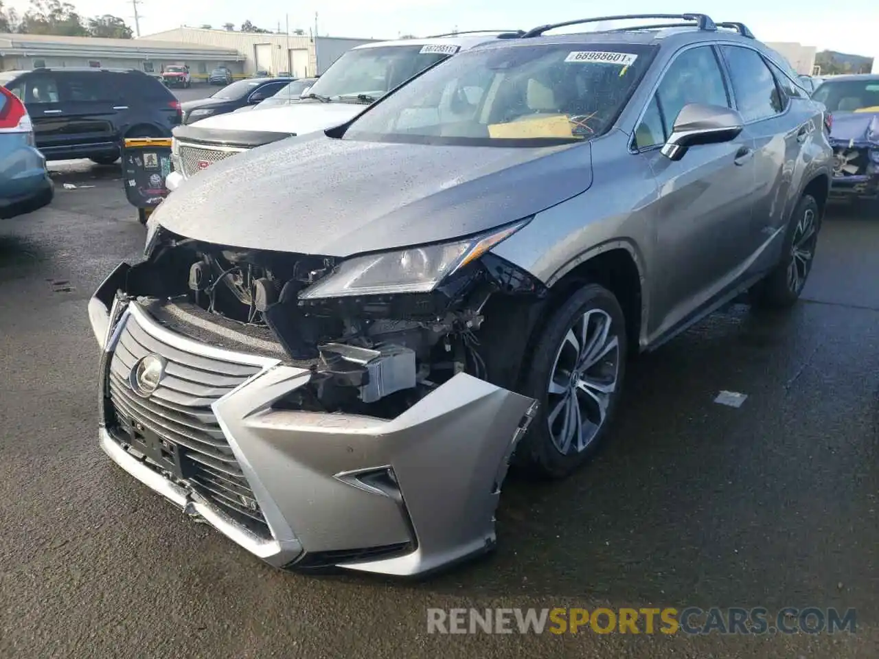 2 Photograph of a damaged car 2T2BZMCA8KC169679 LEXUS RX350 2019