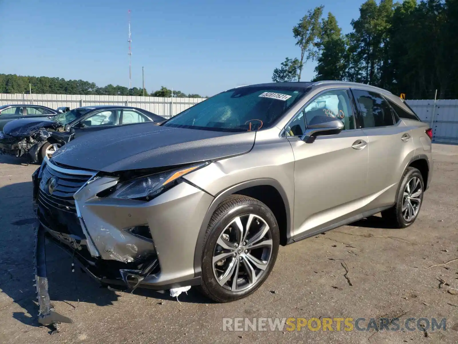 2 Photograph of a damaged car 2T2BZMCA8KC179886 LEXUS RX350 2019