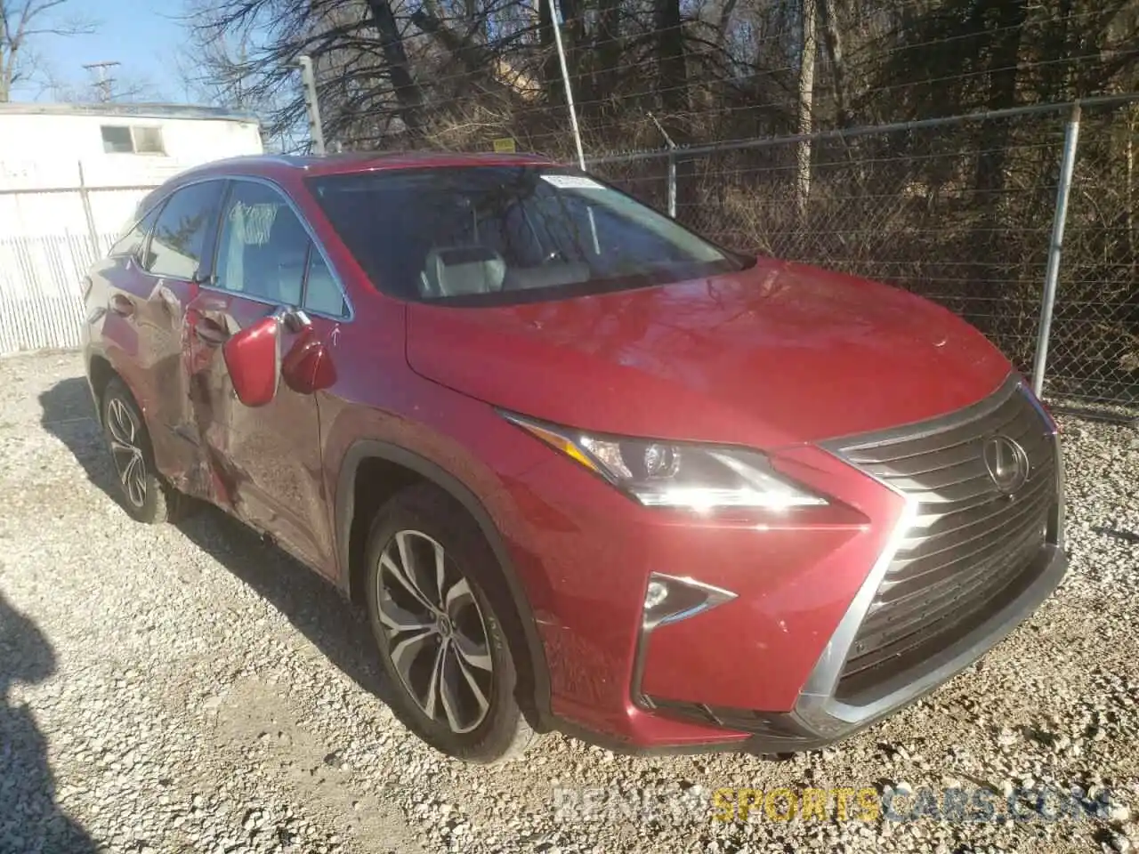 1 Photograph of a damaged car 2T2BZMCA8KC182898 LEXUS RX350 2019