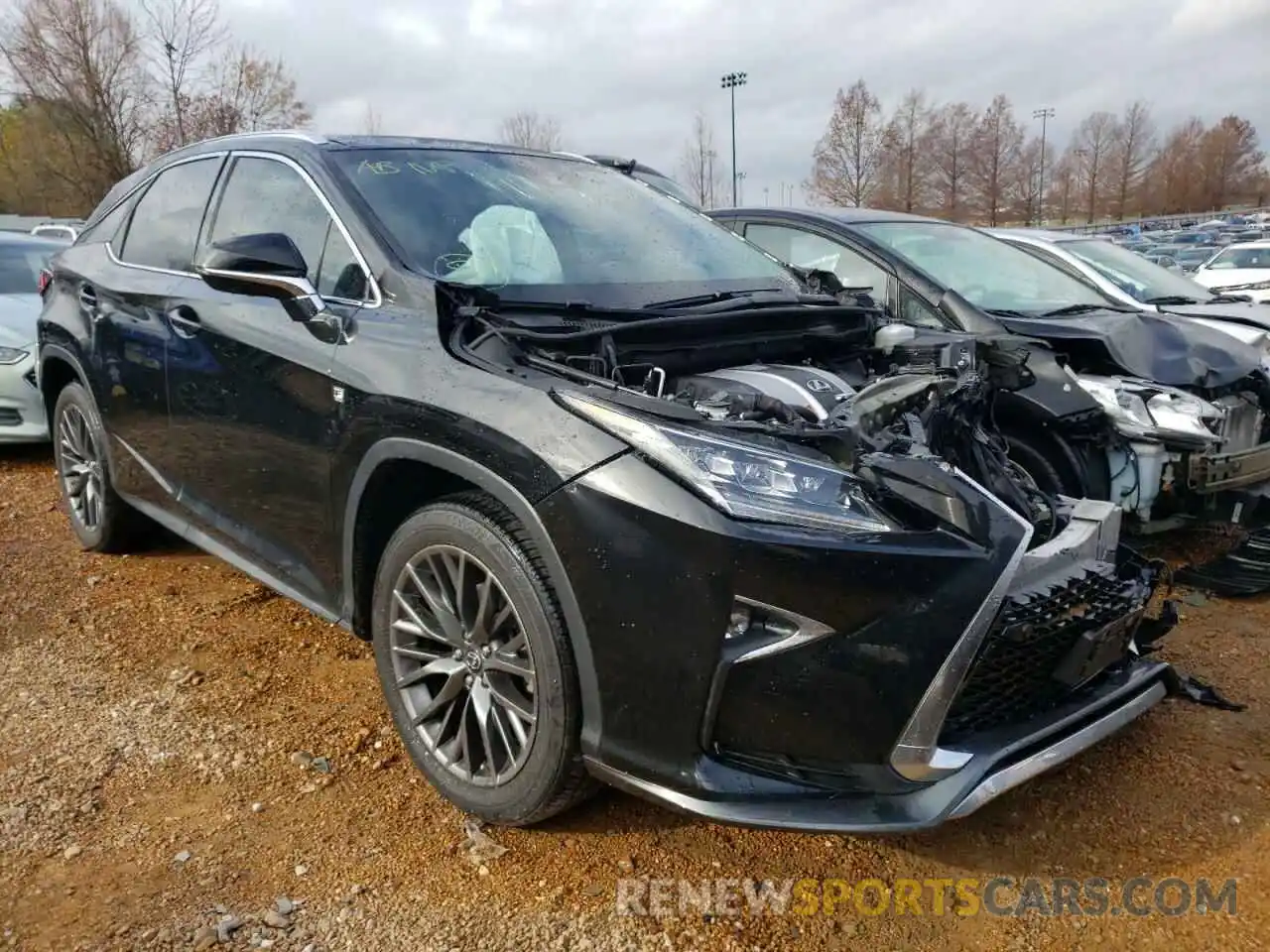 1 Photograph of a damaged car 2T2BZMCA8KC193870 LEXUS RX350 2019