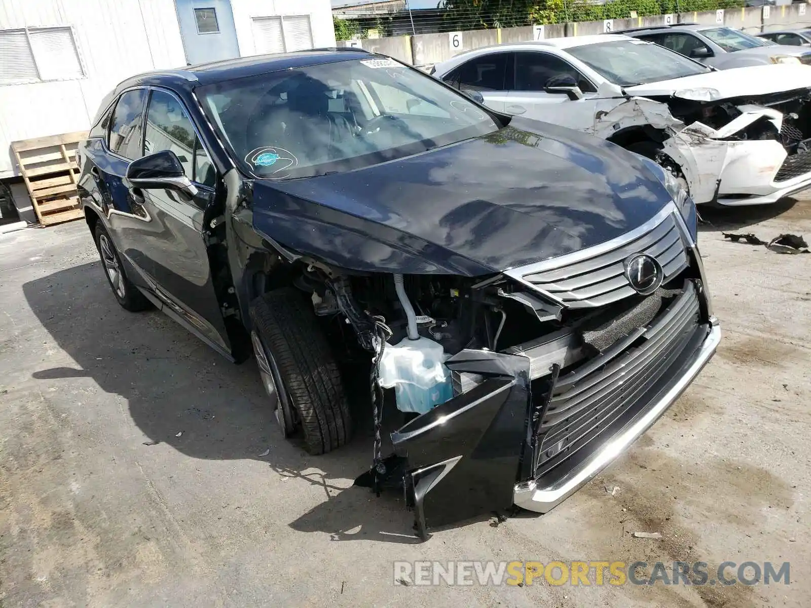 1 Photograph of a damaged car 2T2BZMCA8KC194176 LEXUS RX350 2019