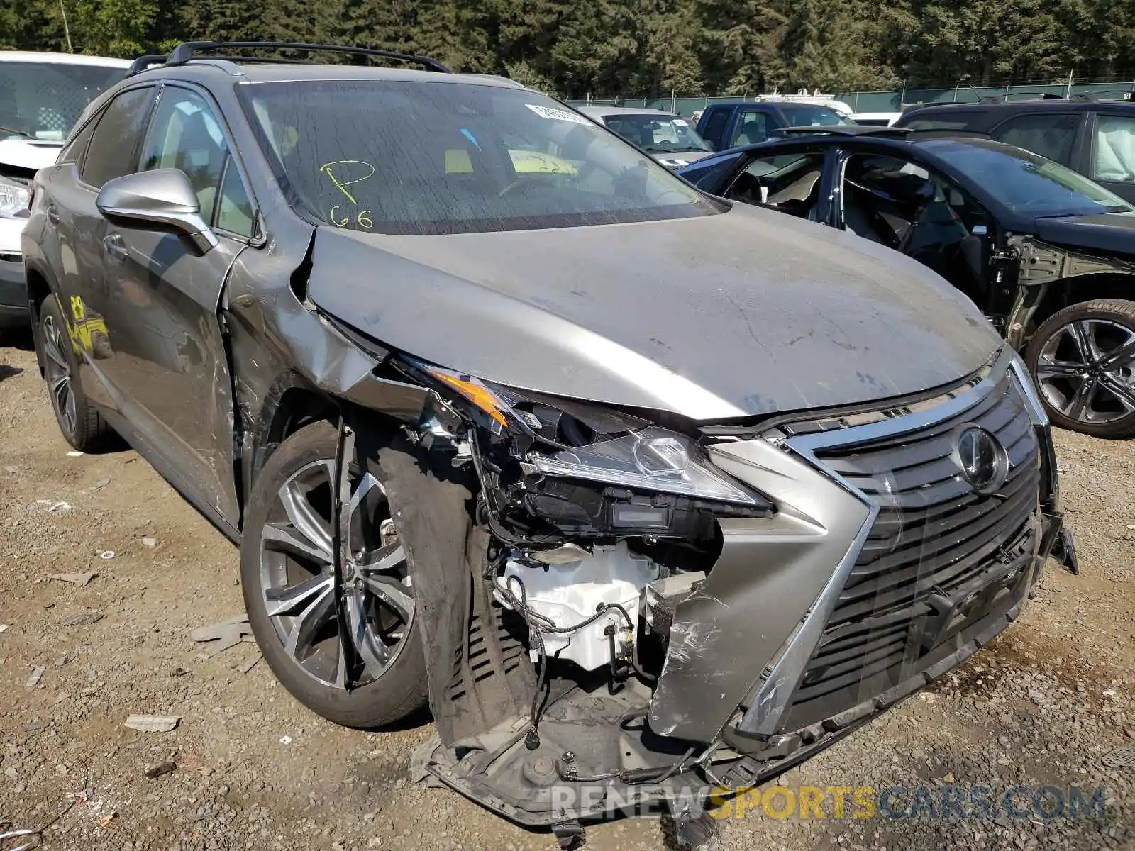 1 Photograph of a damaged car 2T2BZMCA8KC194985 LEXUS RX350 2019