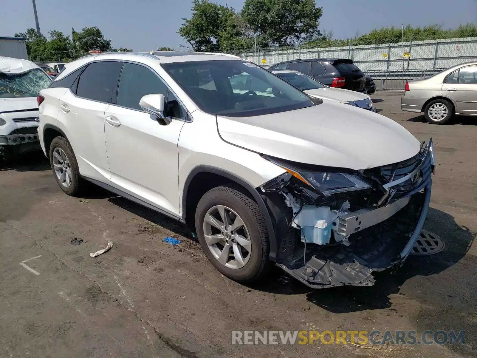 1 Photograph of a damaged car 2T2BZMCA8KC200638 LEXUS RX350 2019