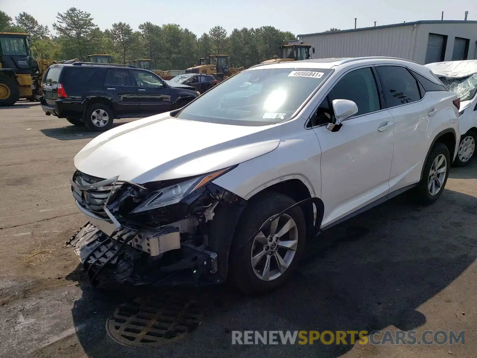 2 Photograph of a damaged car 2T2BZMCA8KC200638 LEXUS RX350 2019