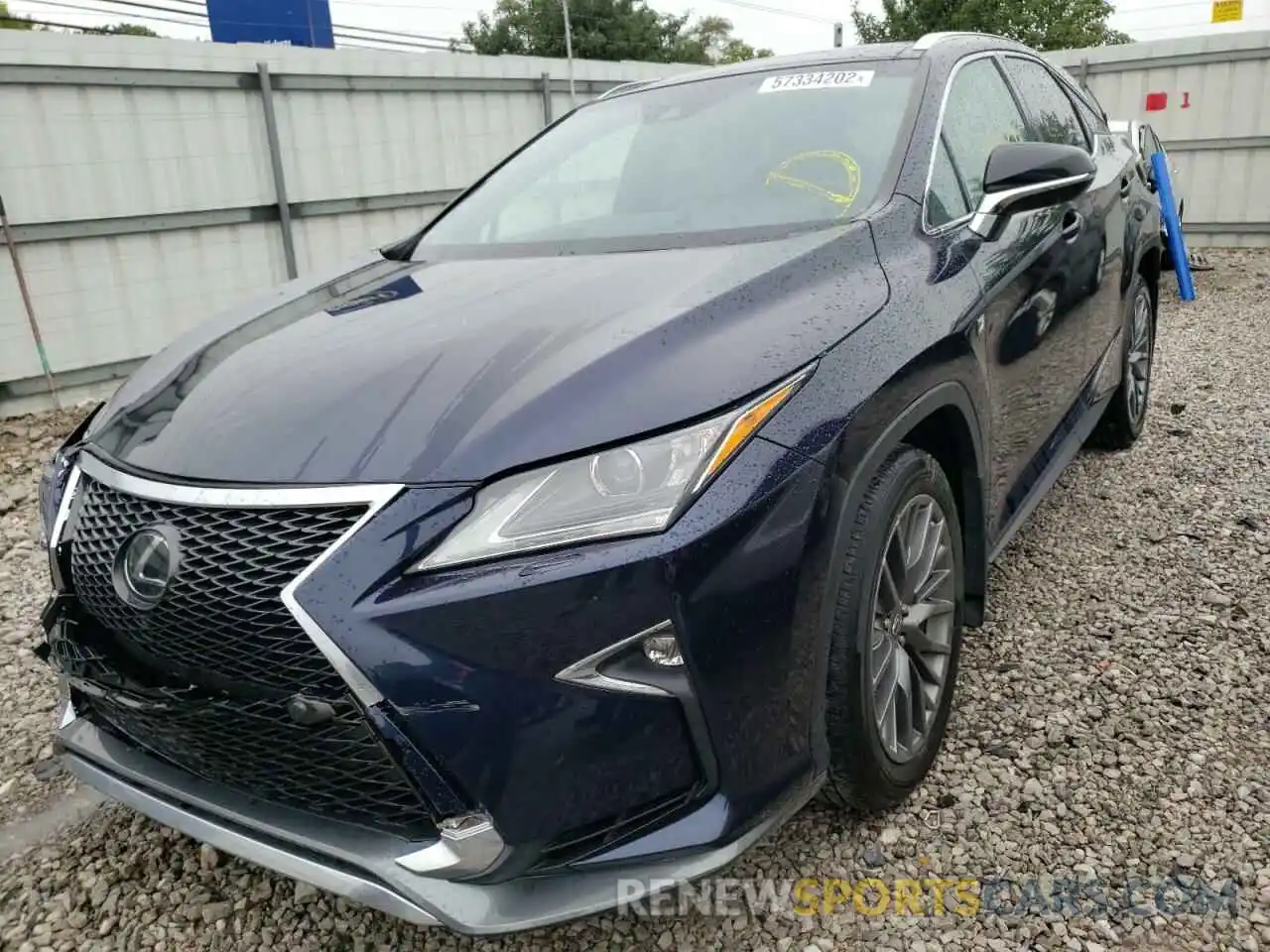 2 Photograph of a damaged car 2T2BZMCA8KC200736 LEXUS RX350 2019