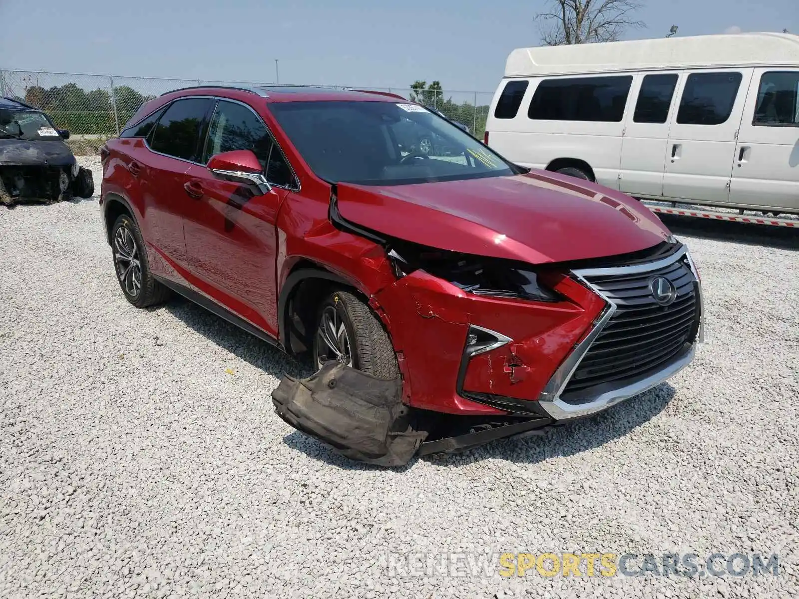 1 Photograph of a damaged car 2T2BZMCA8KC203507 LEXUS RX350 2019