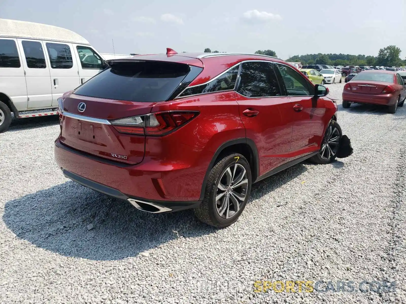 4 Photograph of a damaged car 2T2BZMCA8KC203507 LEXUS RX350 2019